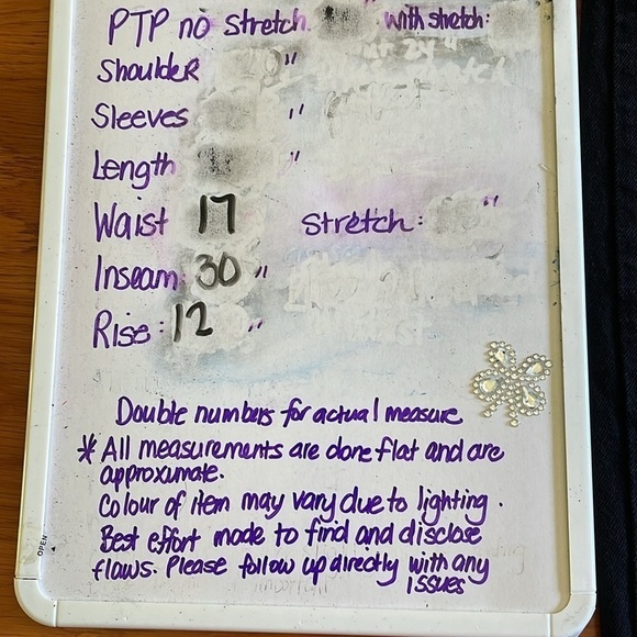 Nautica 34/30 black relaxed fit jeans with zip and button close - Picture 5 of 11